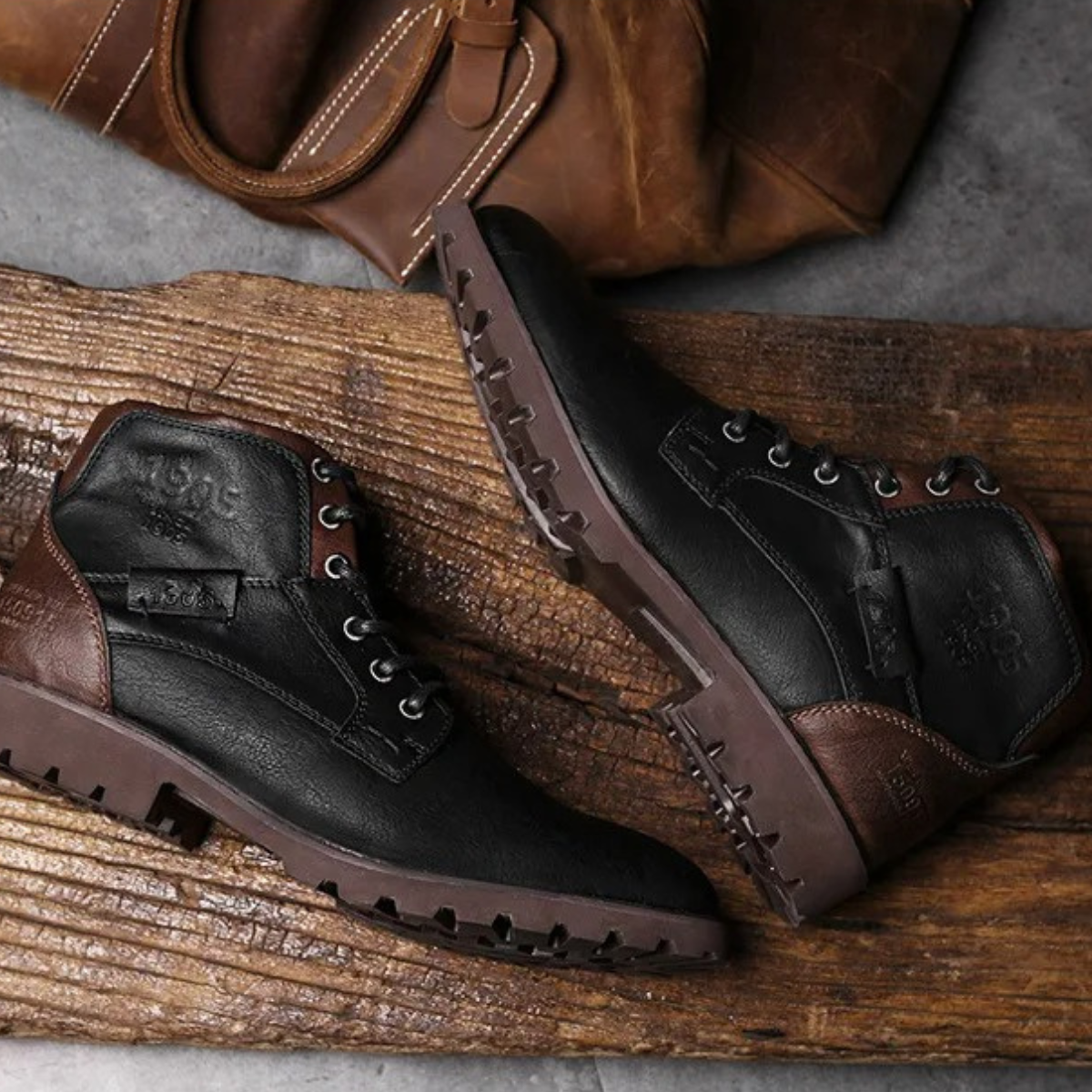The Stanhope Men’s Vintage Durable Ankle Biker Boots