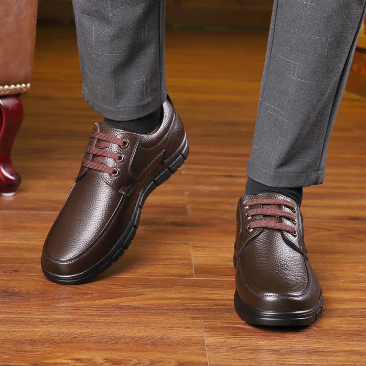 The Edinburgh Men's Casual Lace Up Leather Shoes