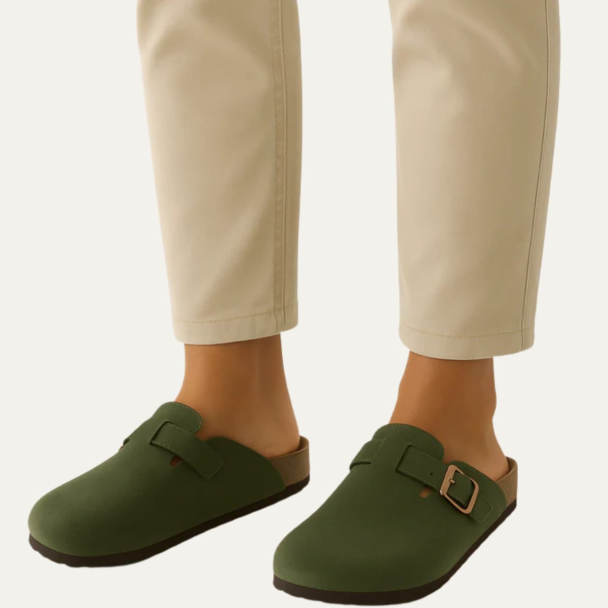 The Amalfi Green Suede Moccasin Slipper for Men — Relaxed Old Money Style