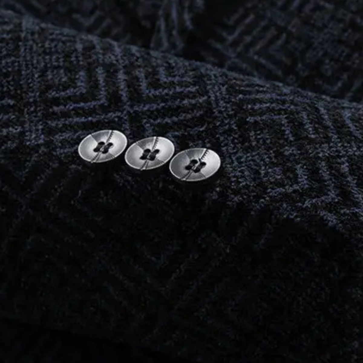 The Saint Emilion Men’s Warm Fleece Lined Chenille Blazer Jacket