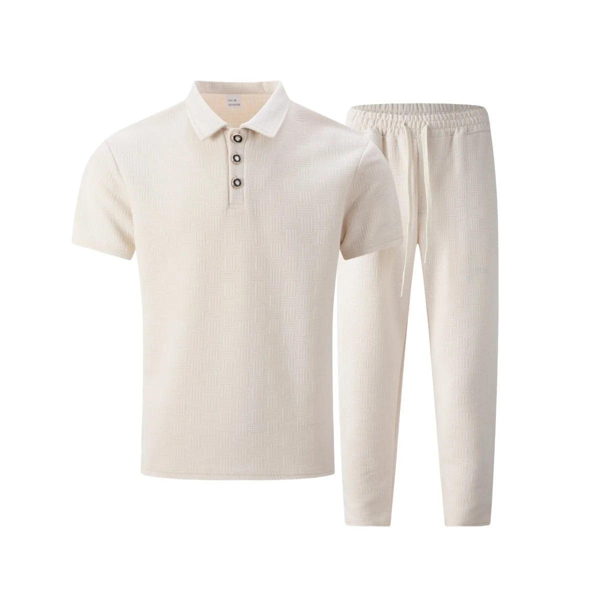 Men’s Polo Shirt and Pants Set – Casual Summer Streetwear Outfit