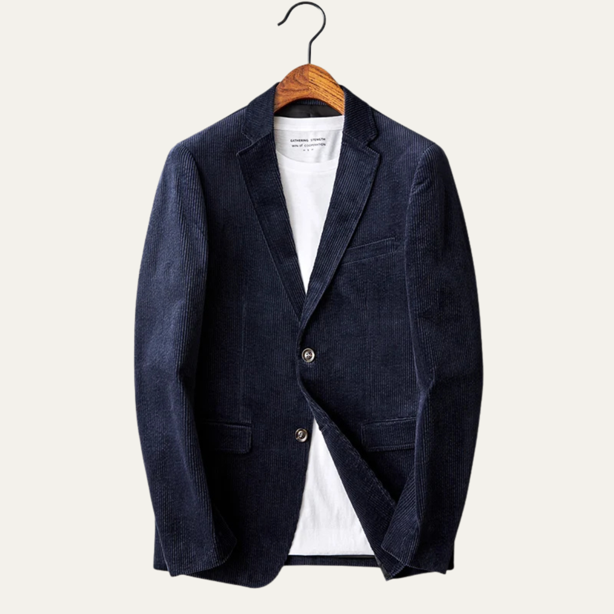 The Riccione Men’s Winter Slim Fit Casual Corduroy Blazer Jacket