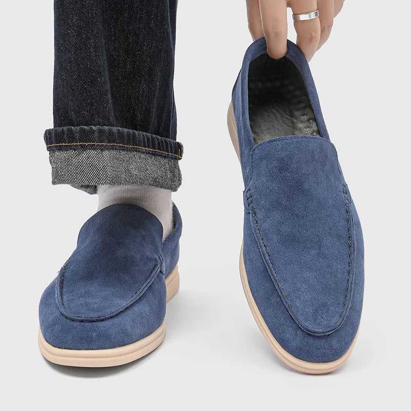Men’s Suede Loafers – Lightweight Slip On Casual Moccasins