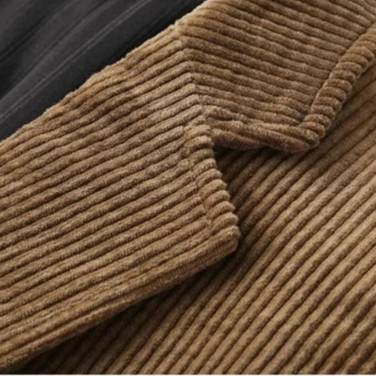 The Lancaster Men’s Thick Flannel Corduroy Business Blazer Jacket