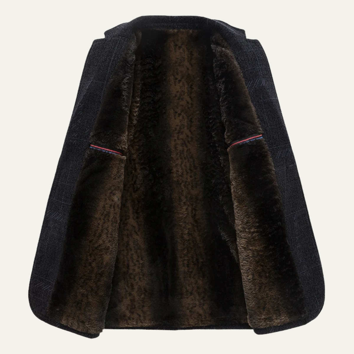 The Riccione Men’s Smart Business Blazer with Warm Fur Lining