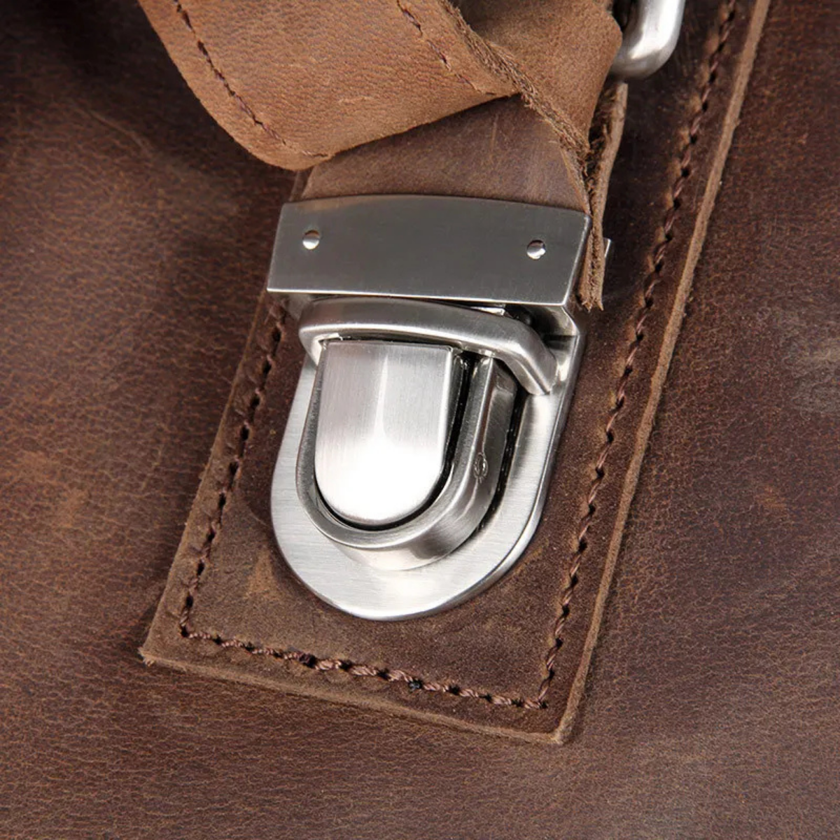 Men’s Leather Retro Crossbody Shoulder Bag