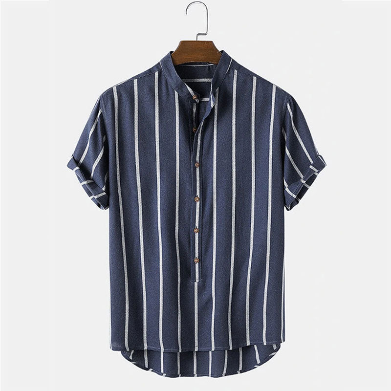 Relaxed Outfit - Polyester Blend Shirt with Quick-Dry Shorts