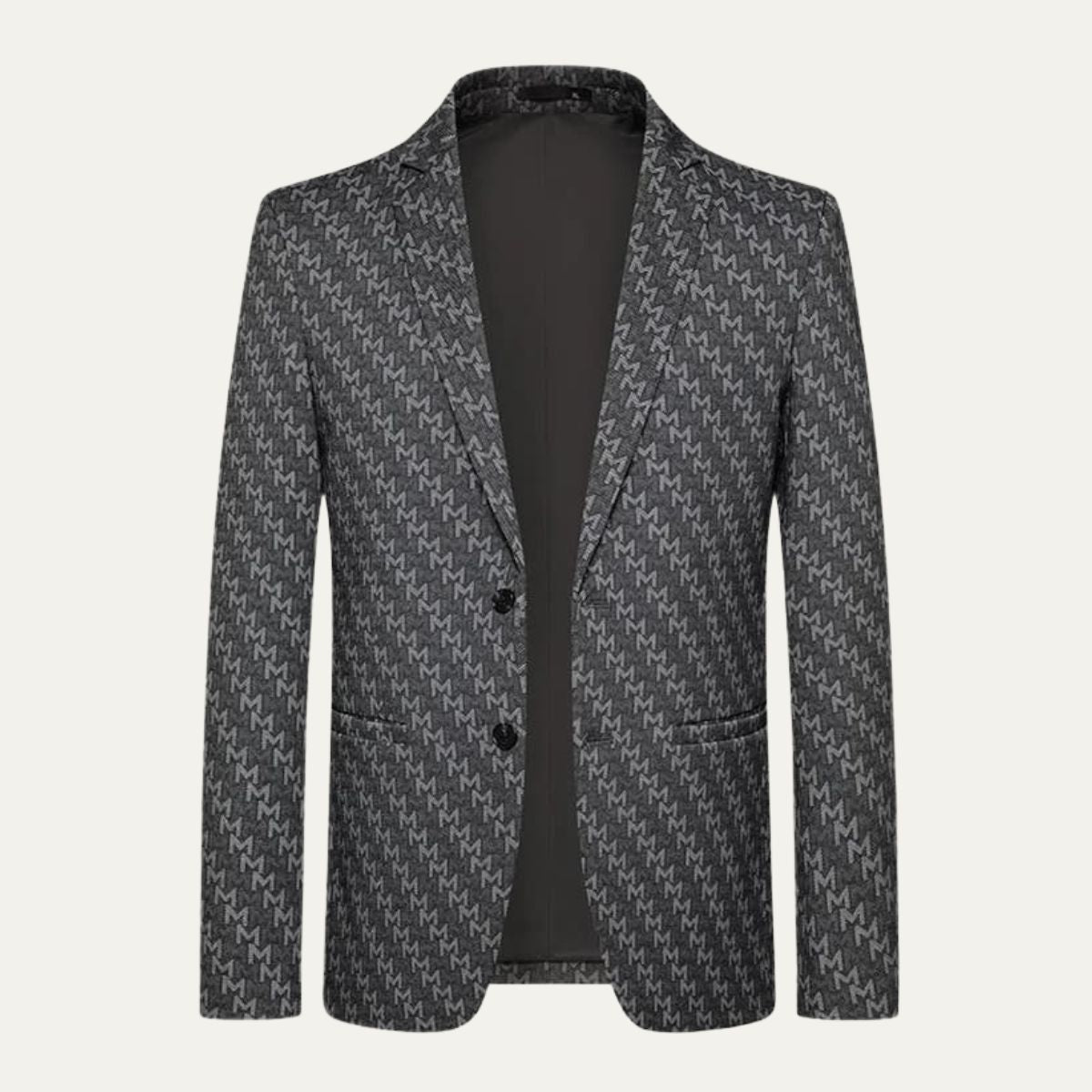 The Canelli Men’s Modern Patterned Lightweight Blazer
