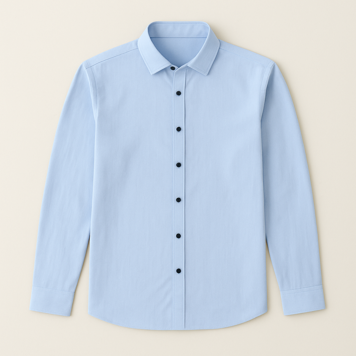 The Ashford Linen Shirt – Tailored Shirt with Contrast Buttons for Men