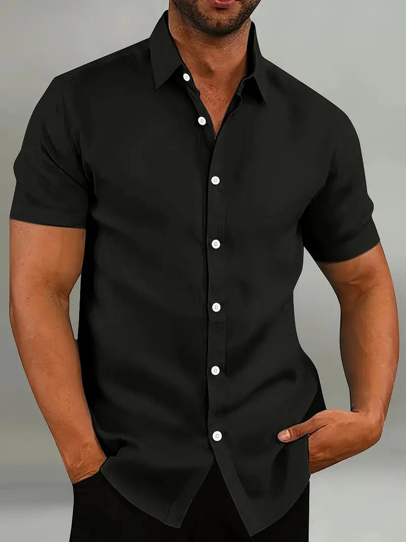Lightweight Short Sleeve Shirt with Breathable Ventilation