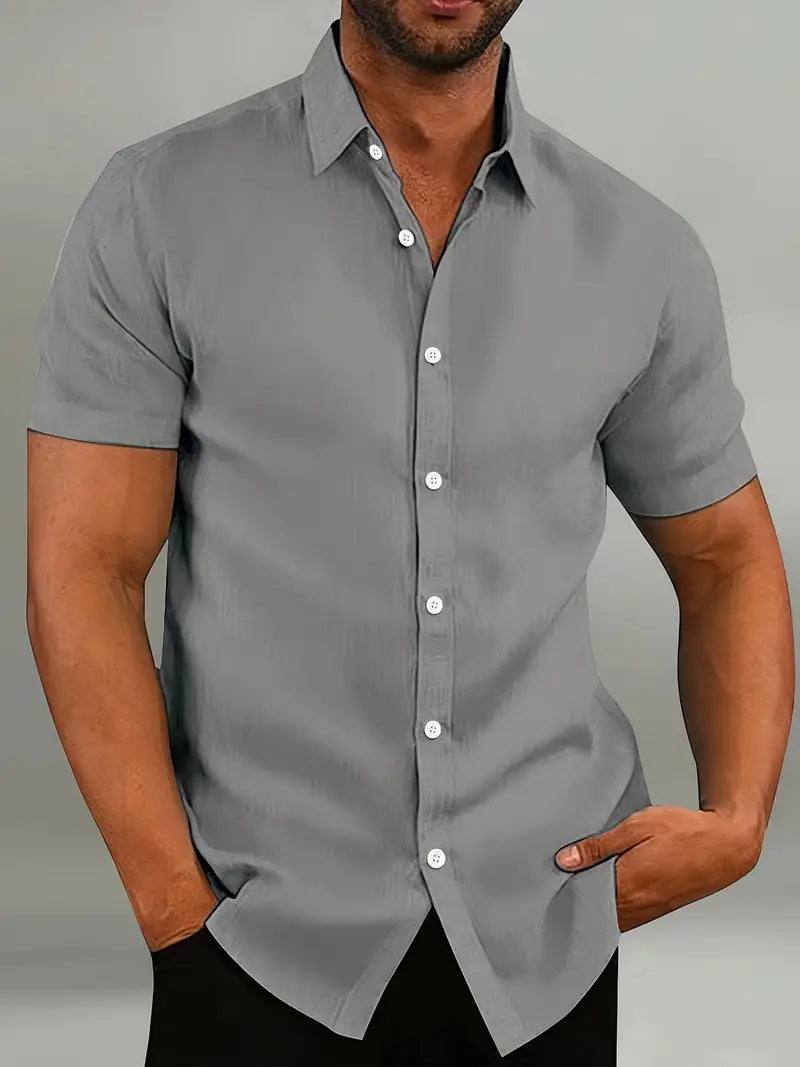 Lightweight Short Sleeve Shirt with Breathable Ventilation
