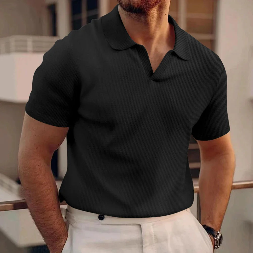 Men’s Polo Shirt – Casual Short Sleeve Summer Cotton Top