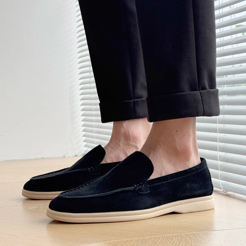 Men’s Suede Loafers – Lightweight Slip On Casual Moccasins