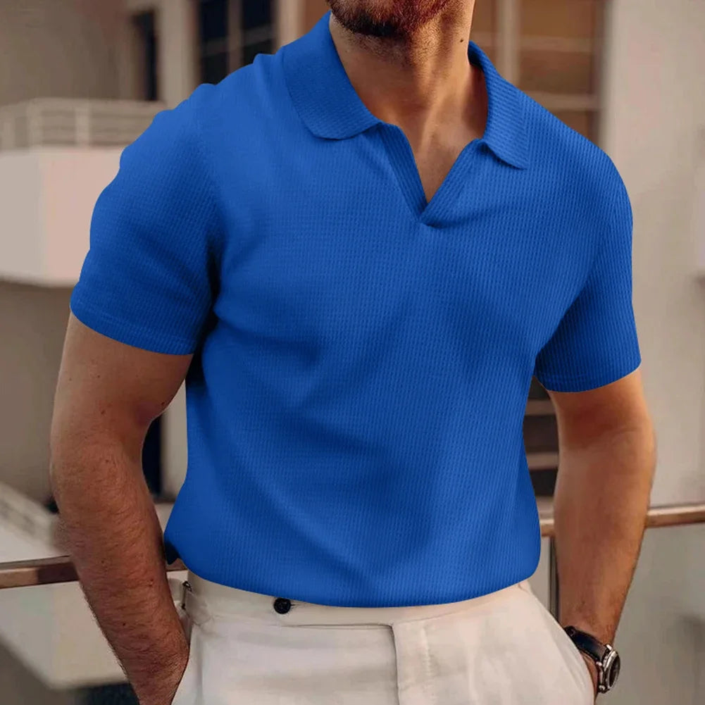 Men’s Polo Shirt – Casual Short Sleeve Summer Cotton Top