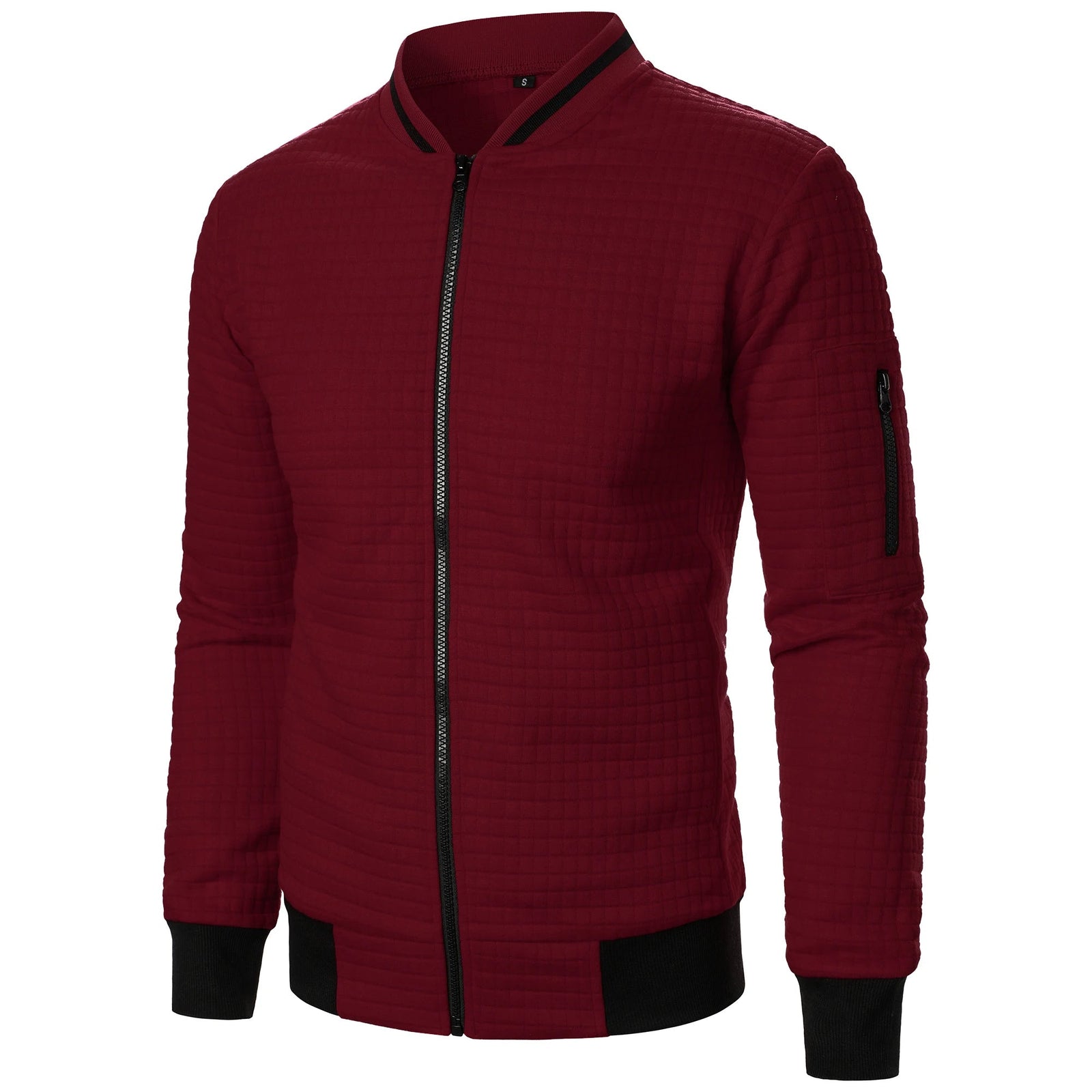 The Harlow Cotton Cardigan for Men – Tailored with Zip