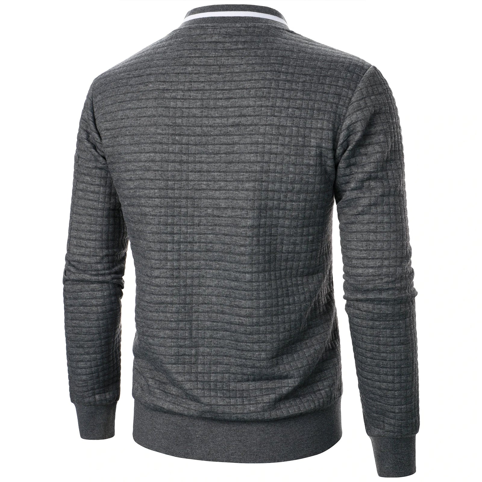 The Harlow Cotton Cardigan for Men – Tailored with Zip