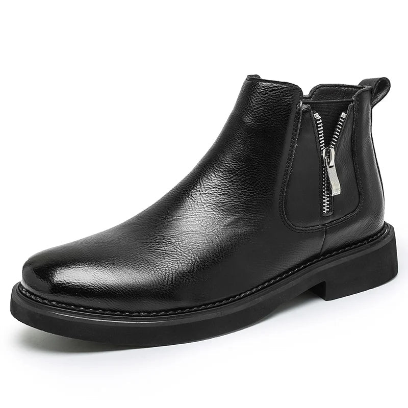 The Dulwich Men's Side Zip Classic Leather Ankle Boots