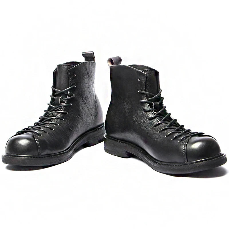 The Cranleigh Men's Outdoor Rustic Lace Up Leather Boots