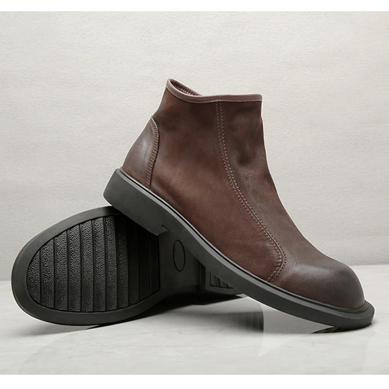 The Cheltenham Men's Durable Leather Everyday Ankle Boots