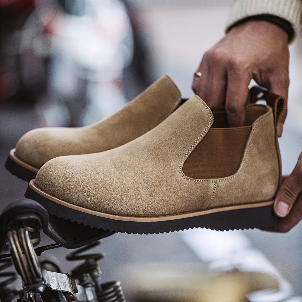 The Orkney Men's Street Style Suede Chelsea Shoes
