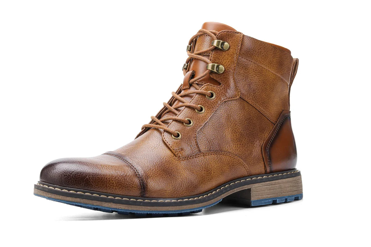 The Derbyshire Men's Rugged Adventure Outdoor Leather Boots