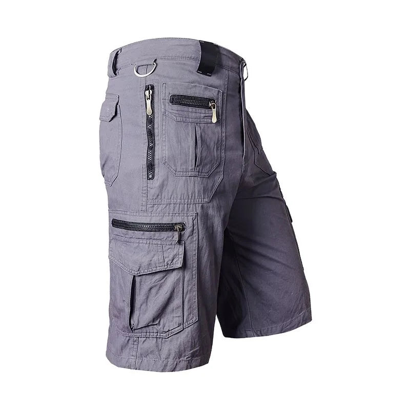 Cargo Work Shorts – Breathable Summer Straight Fit with Multi Pockets