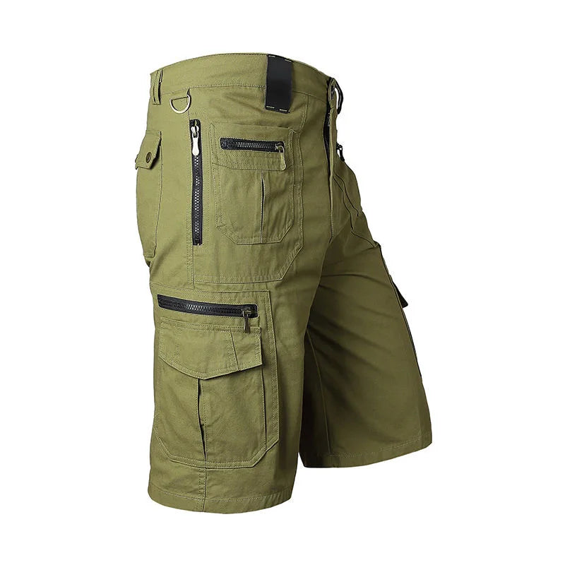 Cargo Work Shorts – Breathable Summer Straight Fit with Multi Pockets