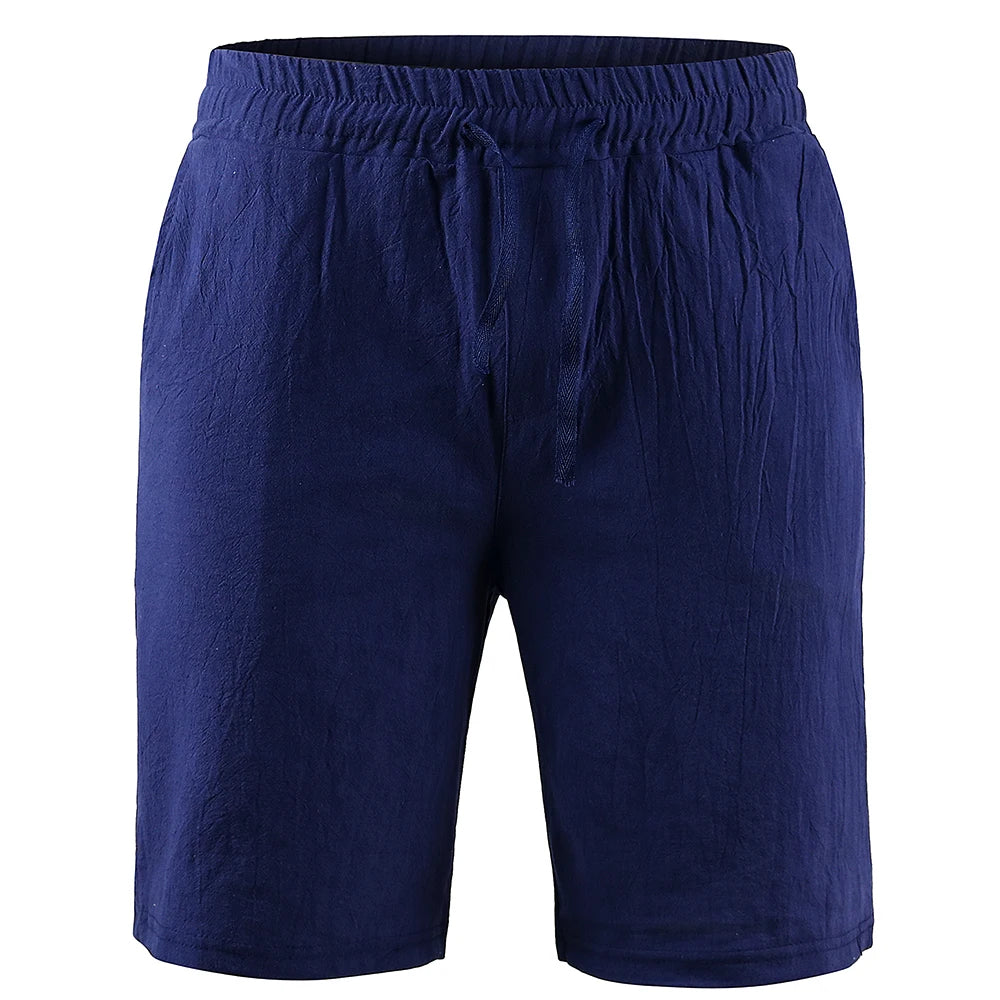 Men’s Linen Shorts – Casual Lightweight Summer Beach Shorts