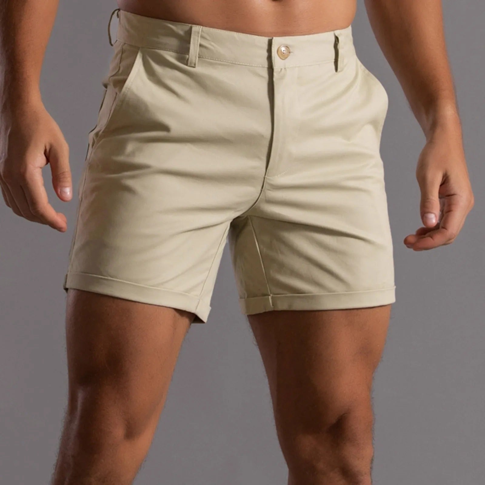 Men’s Chino Shorts – Slim Fit Casual Summer Cotton Shorts