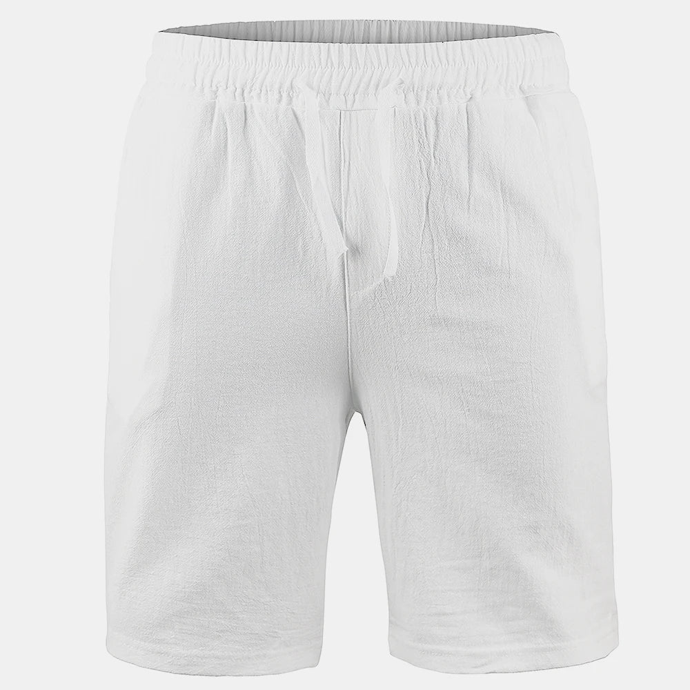 Men’s Linen Shorts – Casual Lightweight Summer Beach Shorts