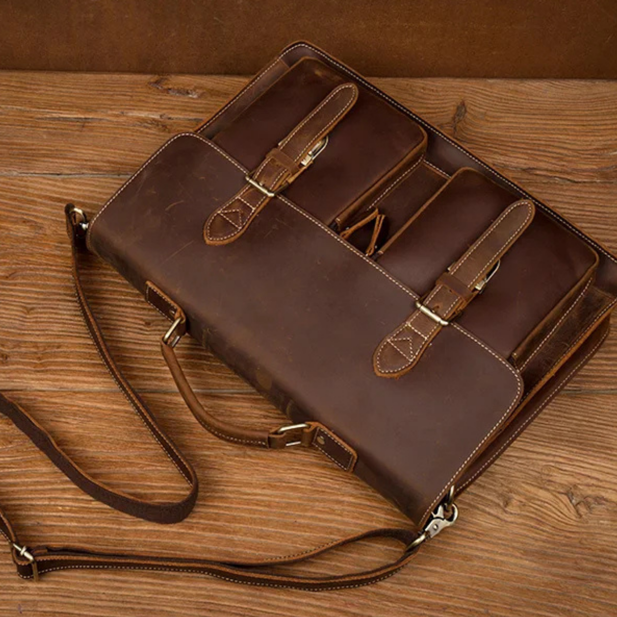 Men’s Vintage Business Genuine Leather Bag