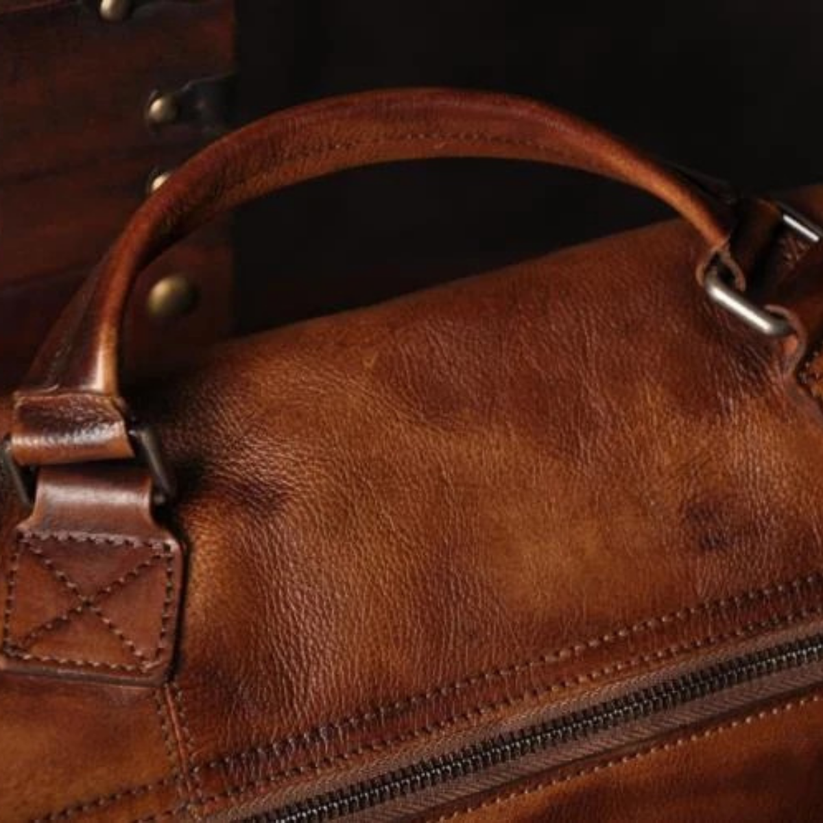 Men’s Vintage Crossbody Leather Shoulder Bag