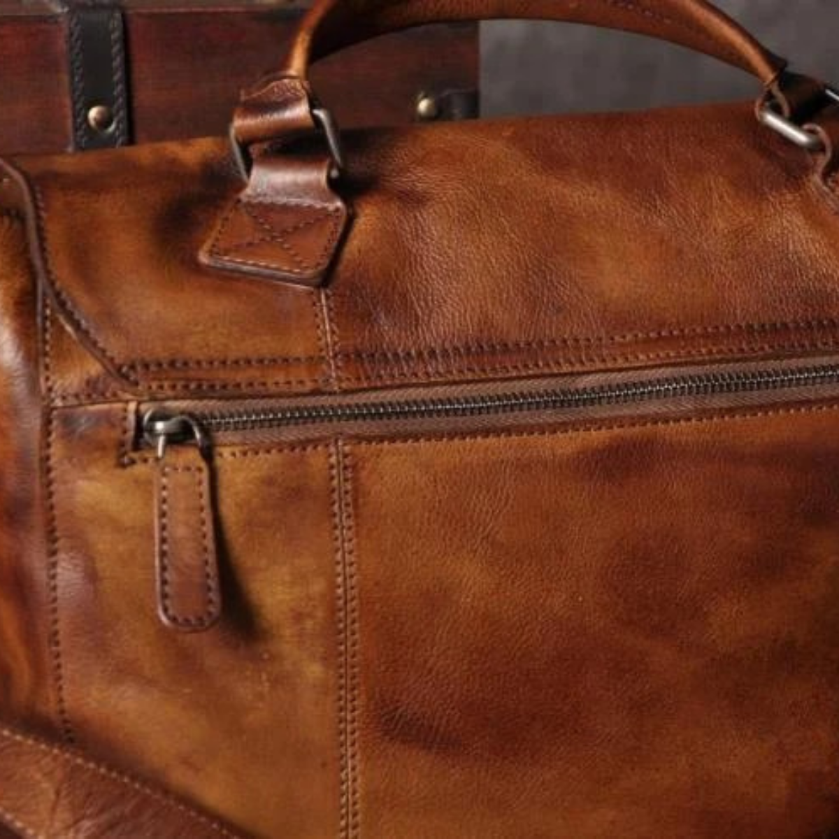 Men’s Vintage Crossbody Leather Shoulder Bag