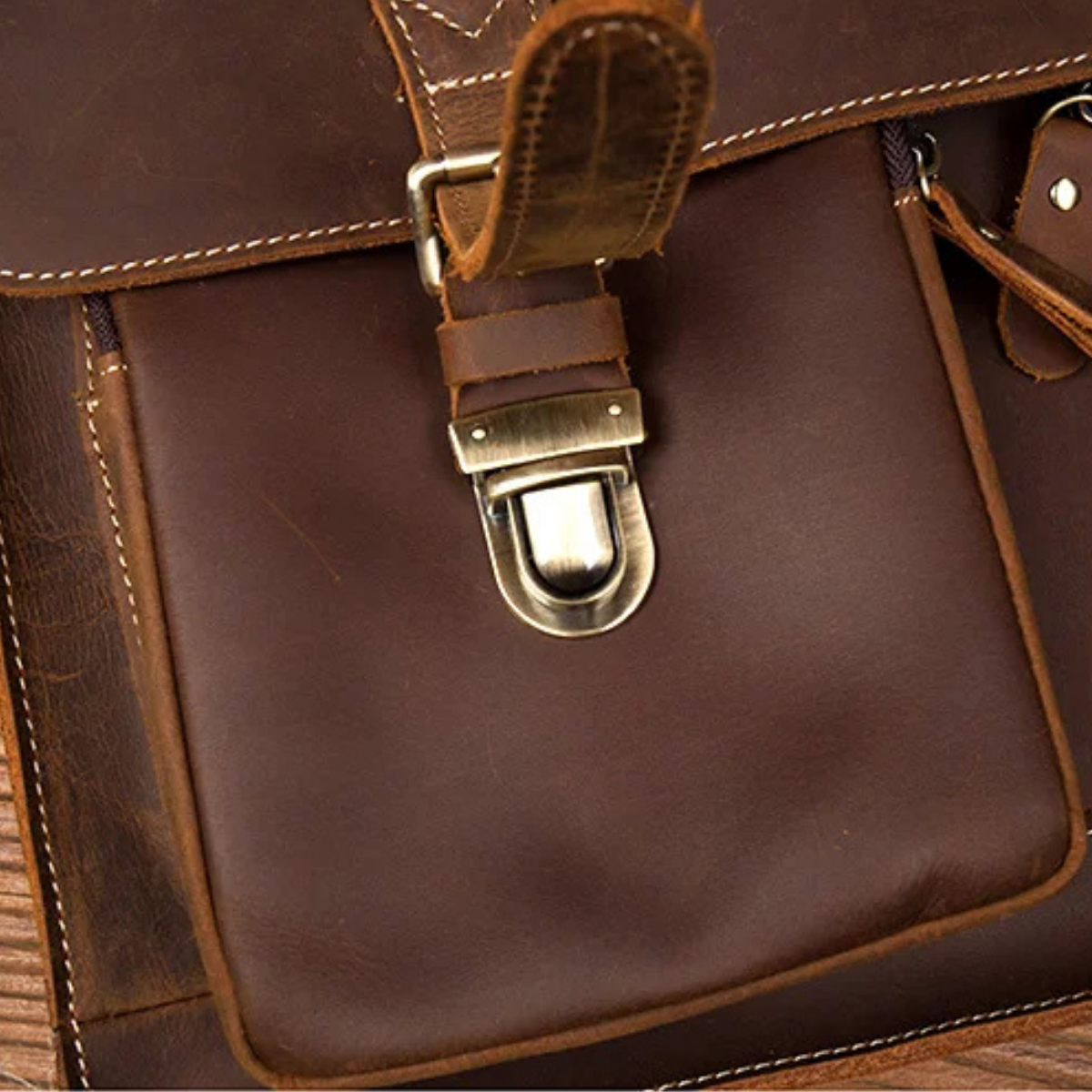 Men’s Vintage Business Genuine Leather Bag