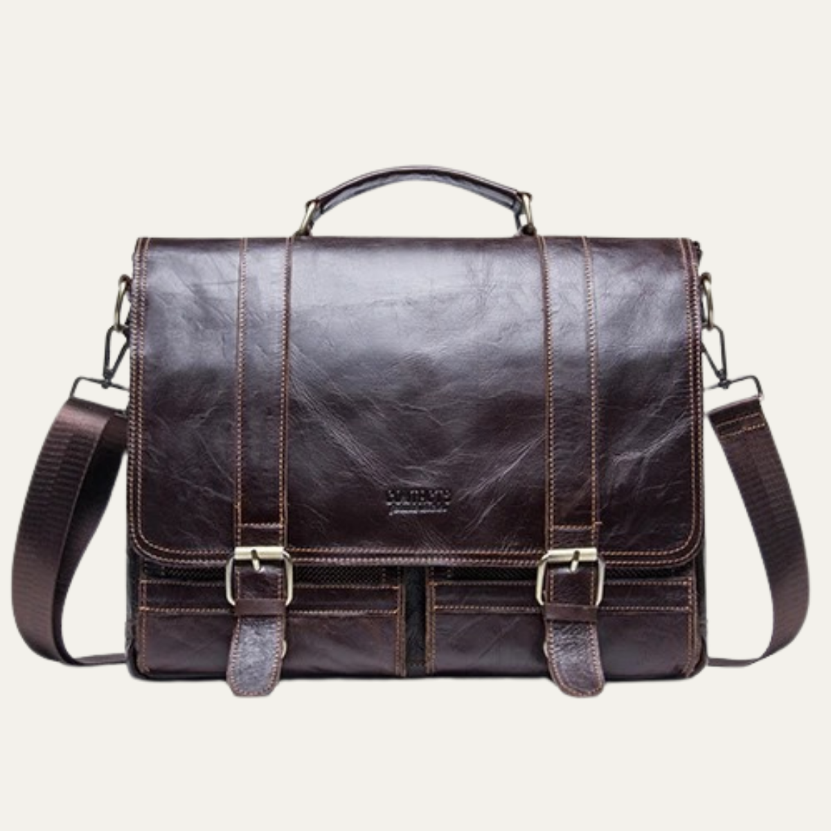 Men’s Vintage Business Messenger Leather Bag