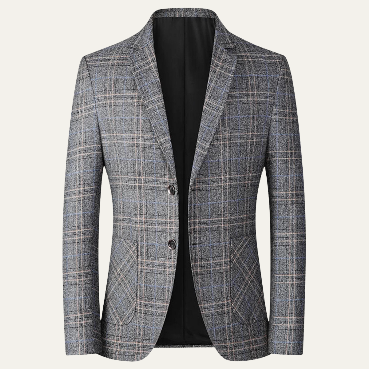 The Merrifield Men&#39;s Smart Casual Checked Lightweight Slim Fit Blazer