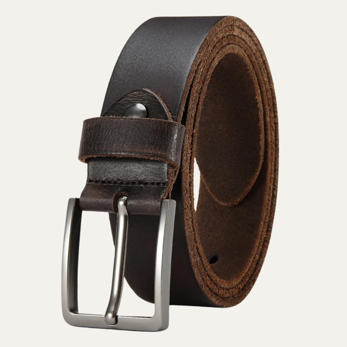 Men’s Classic Leather Buckle Casual &amp; Business Waist Belt