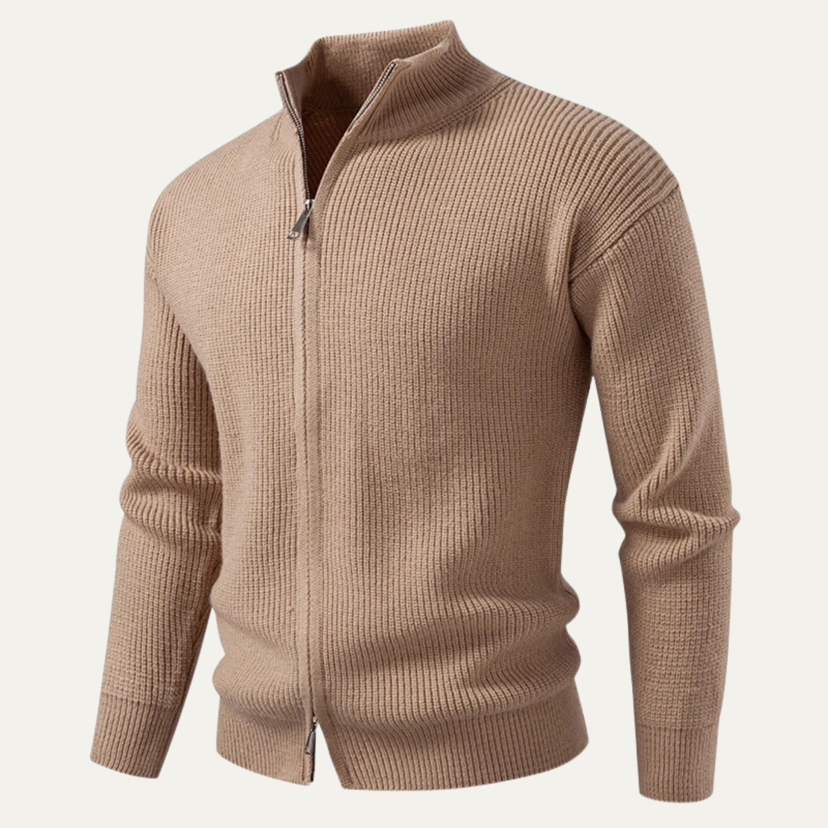 The Alberobello Men’s Winter Stand Collar Knitted Cardigan