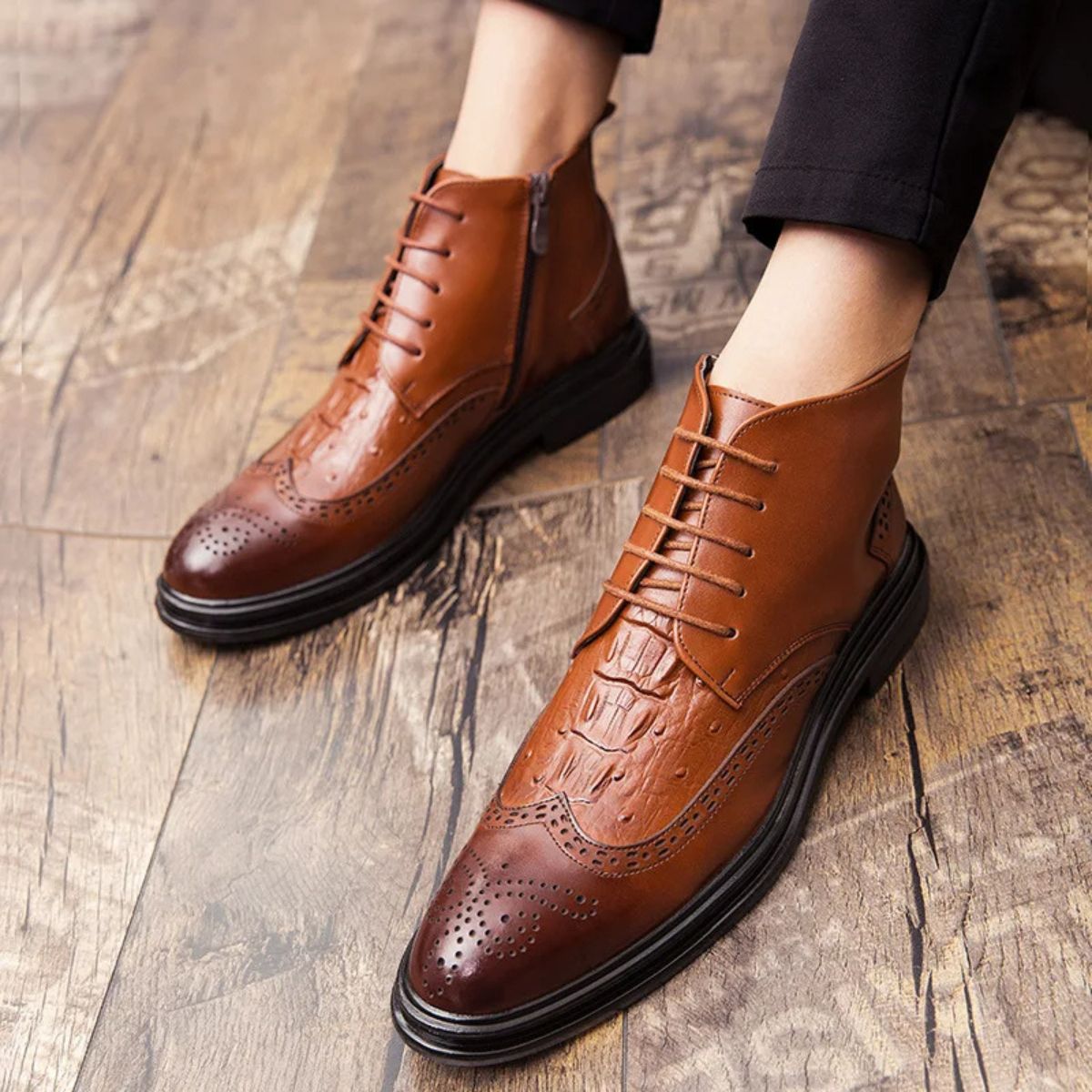 The Duke's Elegant Chelsea Boots for Men - Winter Luxury Business Shoes