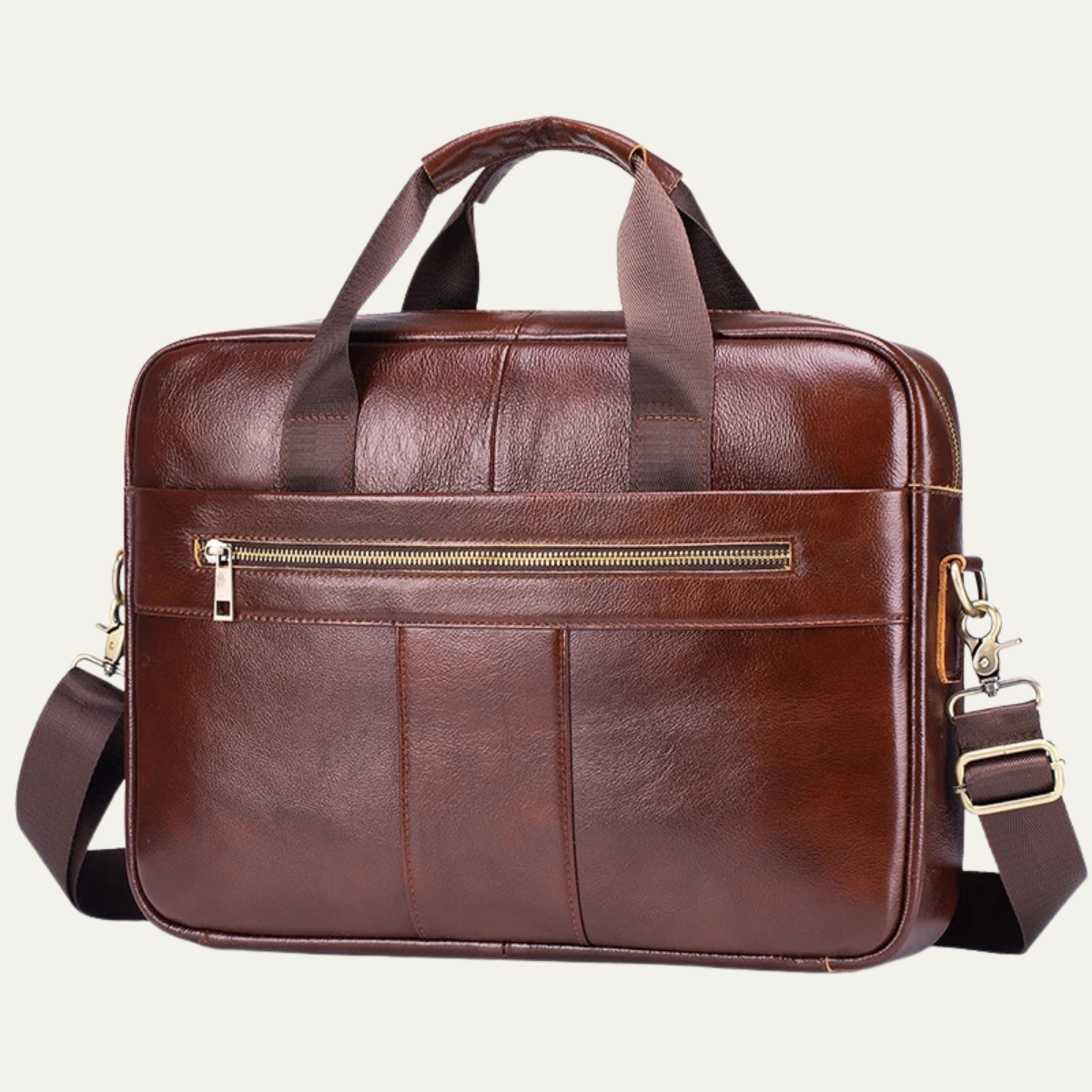 Men’s Business Office Leather Shoulder Bag