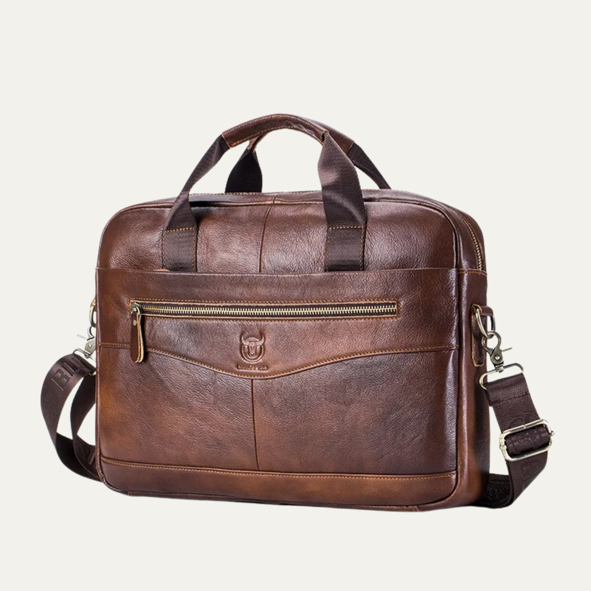 Men’s Business Messenger Shoulder Leather Bag