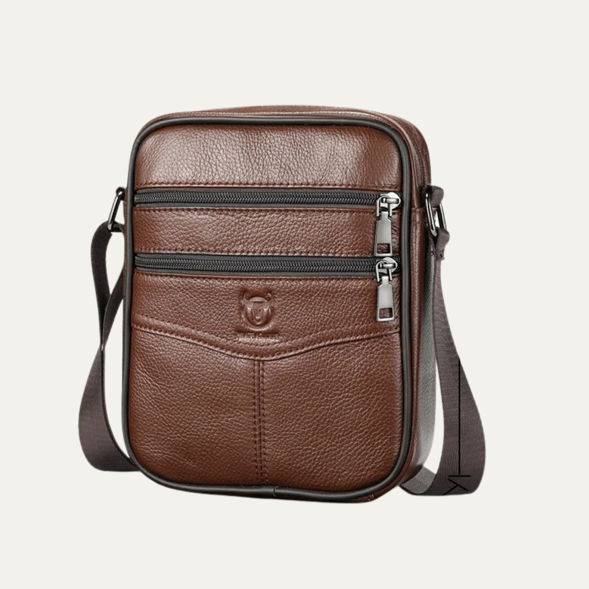 Men’s Casual Leather Crossbody Bag