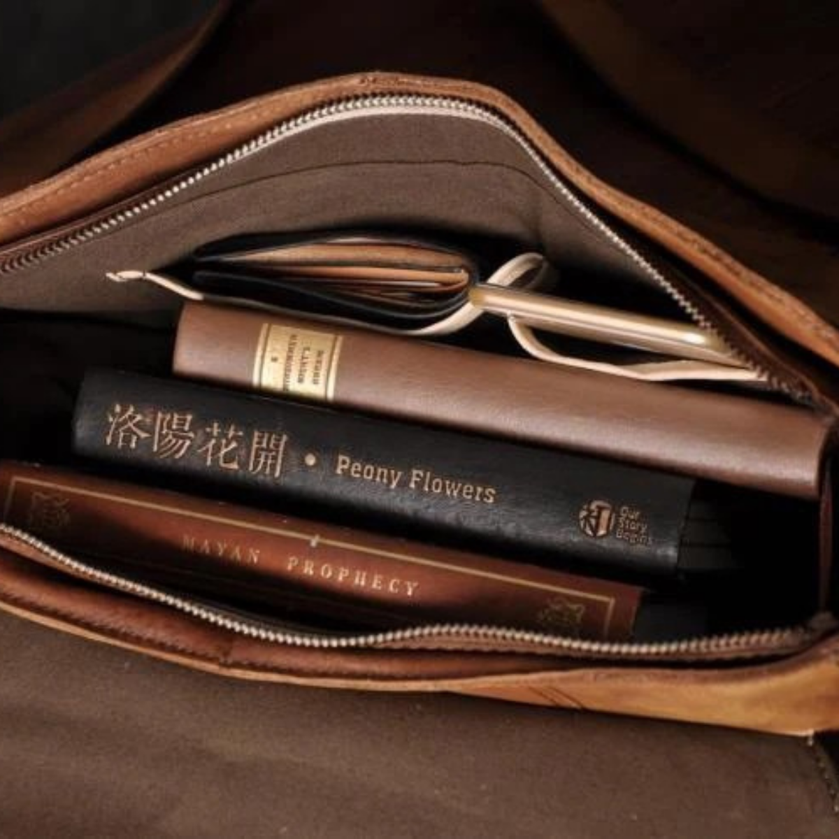 Men’s Vintage Crossbody Leather Shoulder Bag