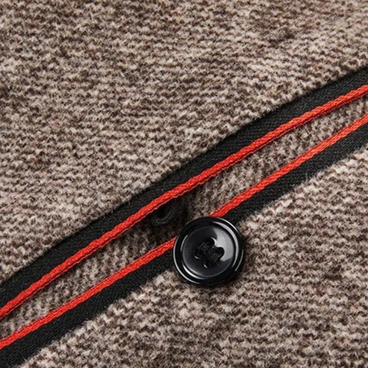 The Alghero Men’s Warm Fleece Stand Collar Business Blazer