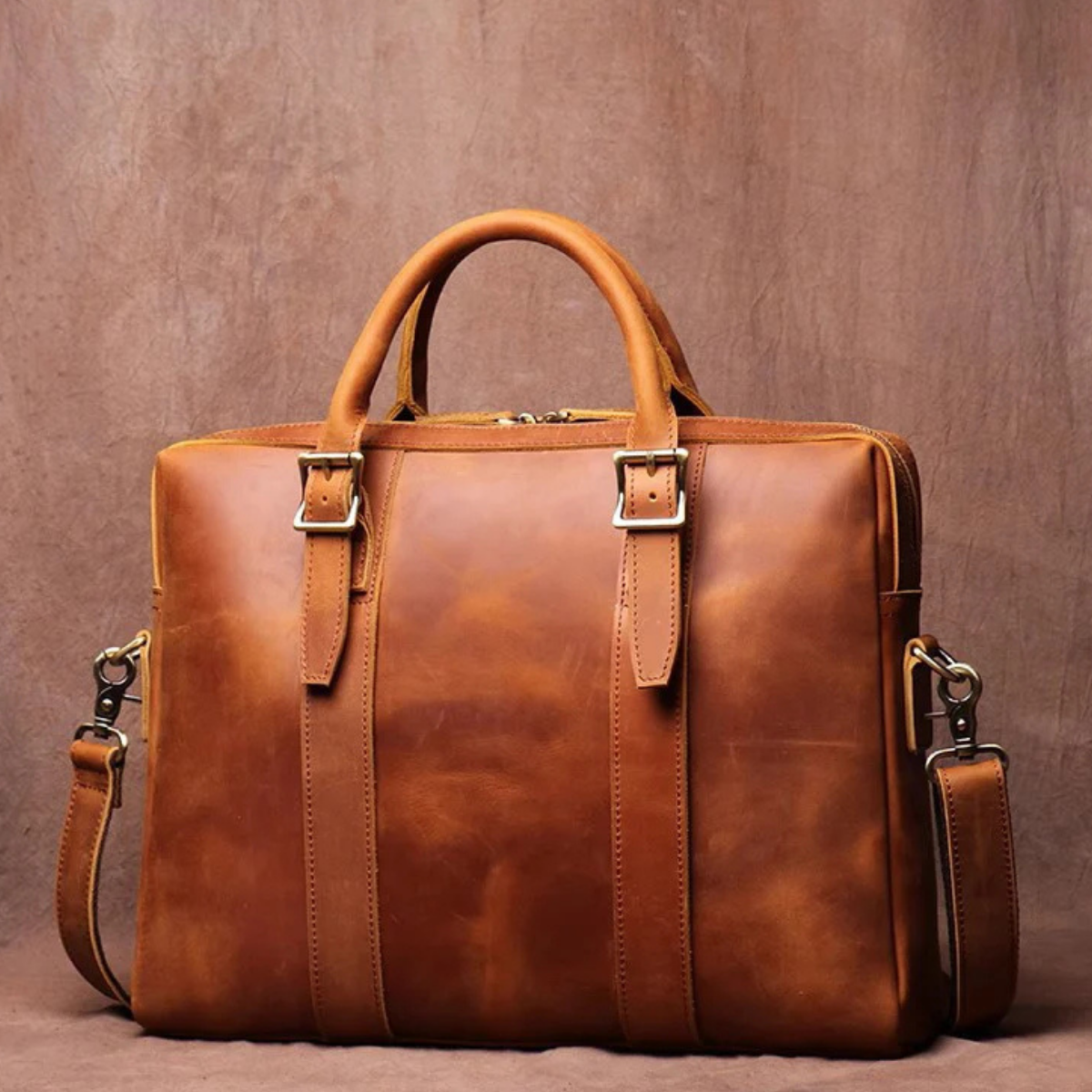 Men’s Vintage Business Genuine Leather Bag