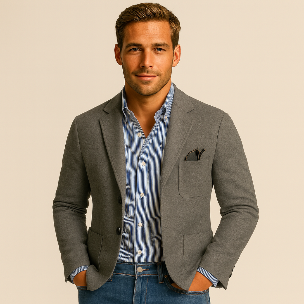 The Oxford Linen Summer Blazer - Wedding Guest Men - Formal Occasions