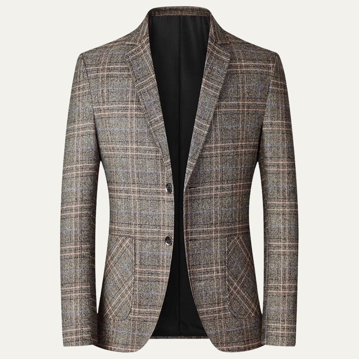 The Merrifield Men's Smart Casual Checked Lightweight Slim Fit Blazer