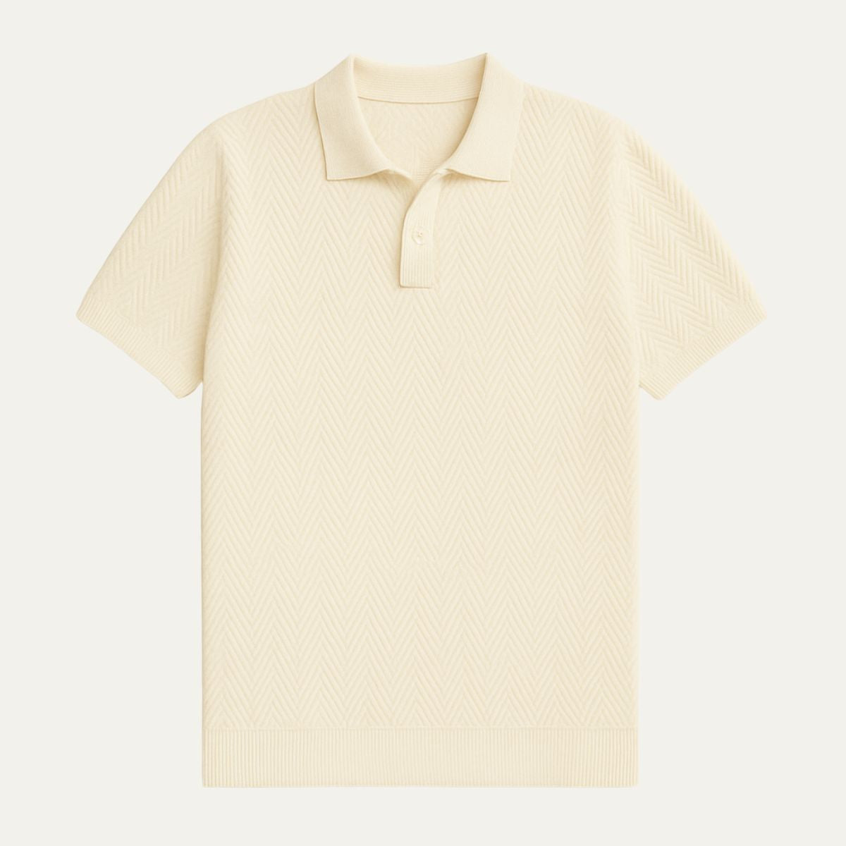 Men’s Casual Cotton Polo Shirt Vintage Style