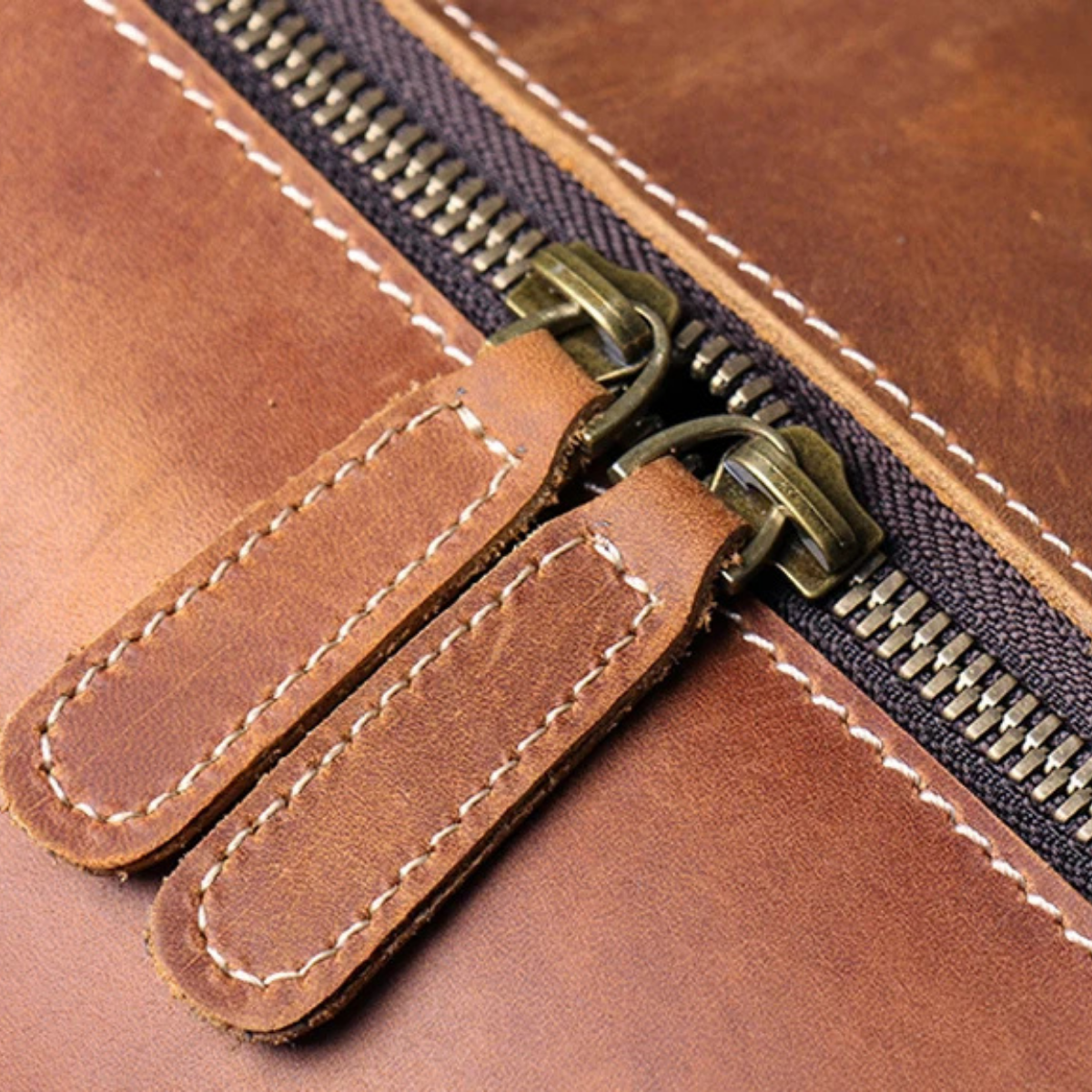 Men’s Weekend Carry On Genuine Leather Travel Duffle Bag