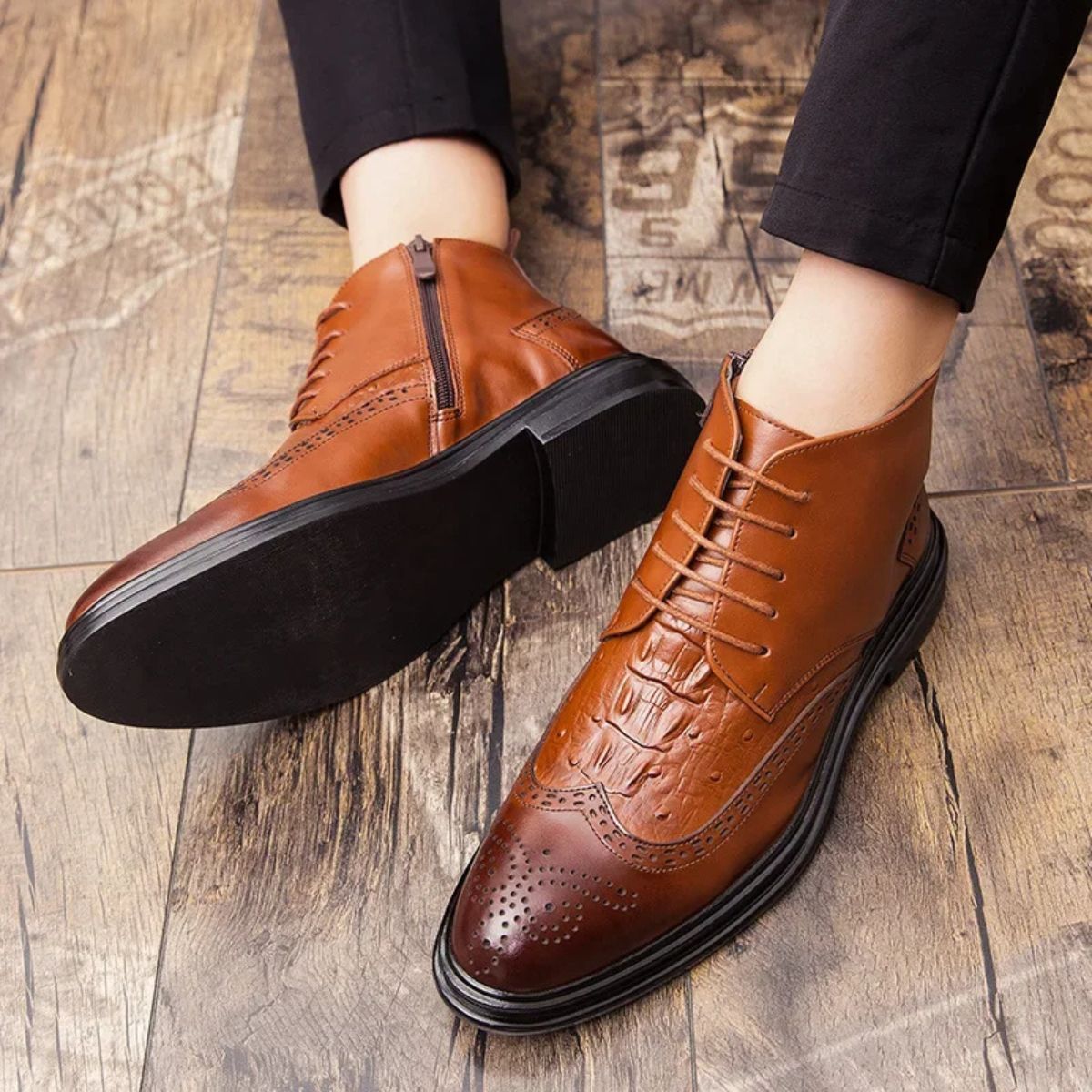 The Duke's Elegant Chelsea Boots for Men - Winter Luxury Business Shoes